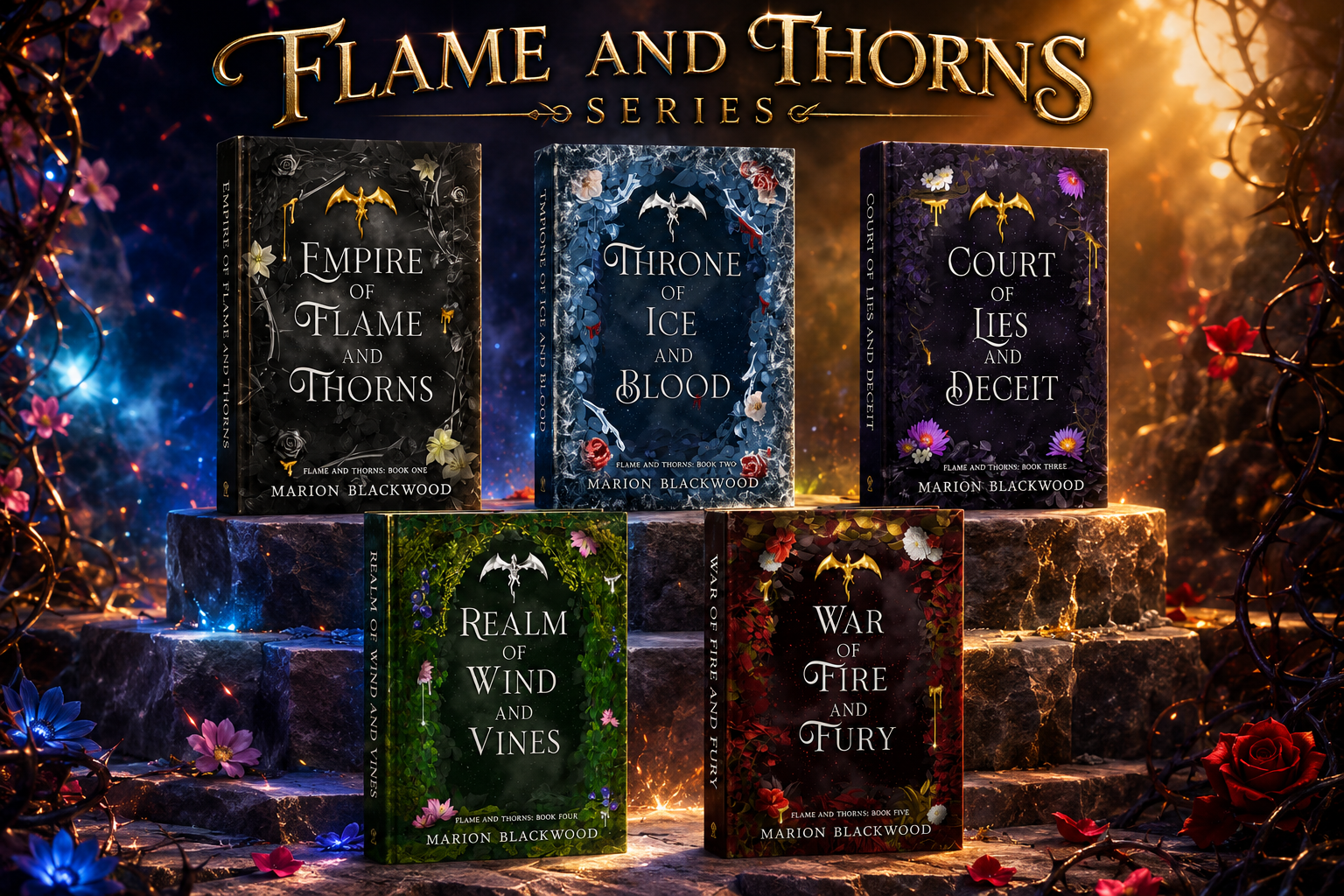 Flame and Thorns Series by Marion Blackwood