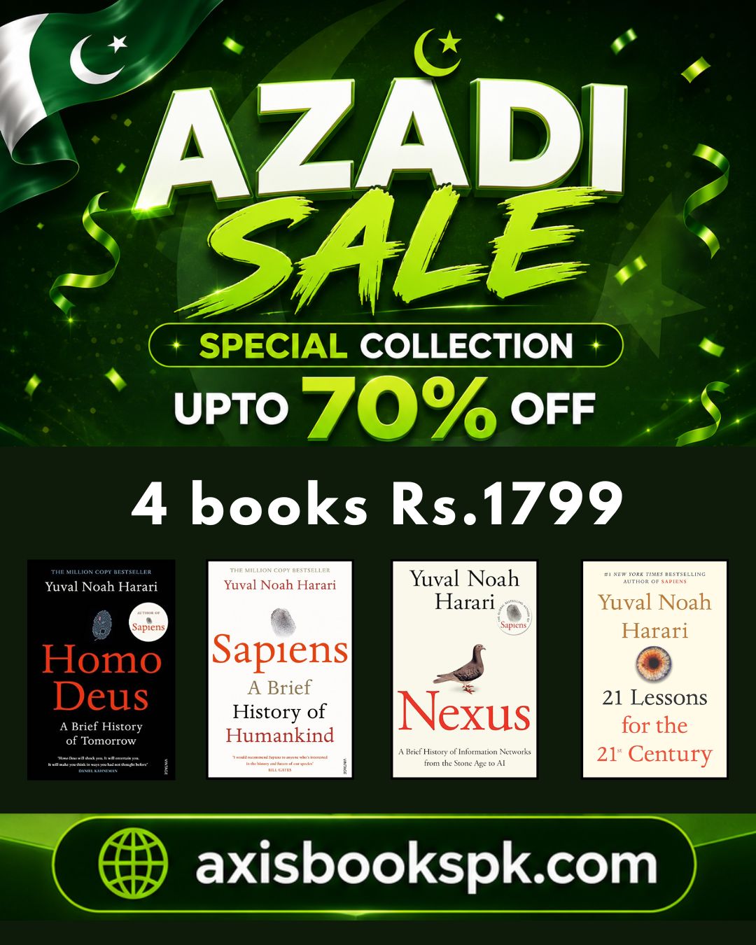 Azadi Deal – 4 Books Bundle 12