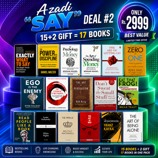 Azadi "SAY" Deal #2: 17 books Rs.2,999+300 DELIVERY