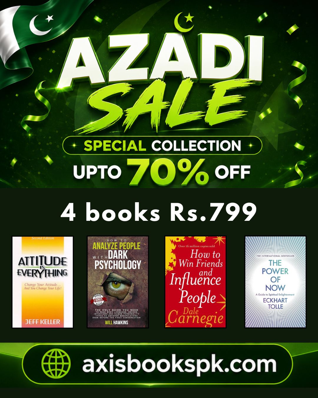 Azadi Deal 1 – 4 Books Bundle