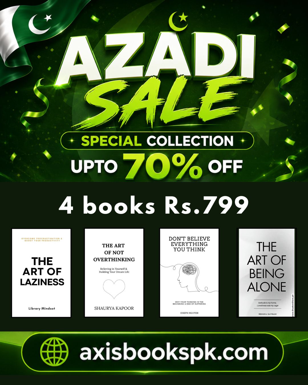 Azadi Deal 2 – 4 Books Bundle Rs 799