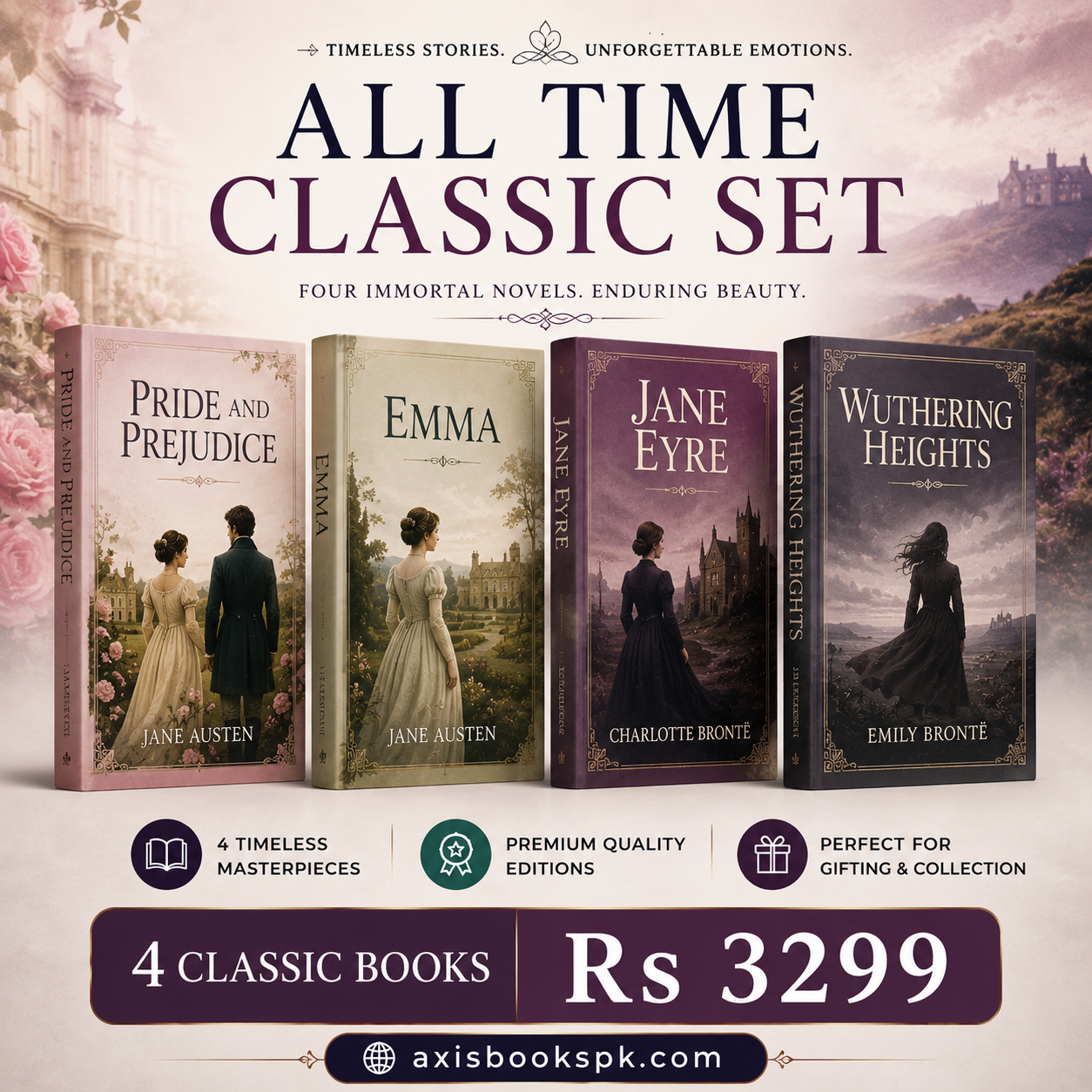 The Grand Classics Collection 4 book set