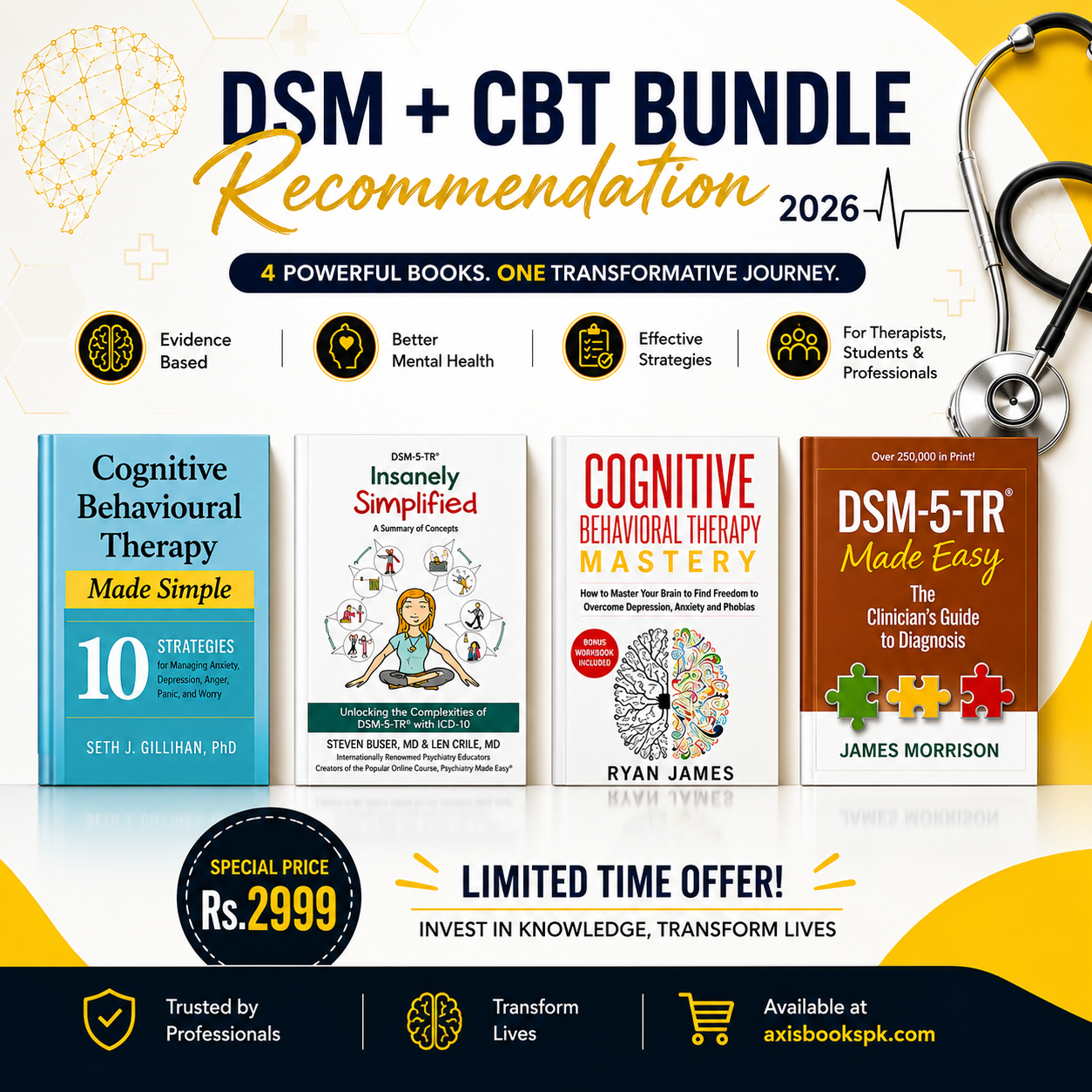 DSM + CBT Recommendation Bundle [4 BOOKS]
