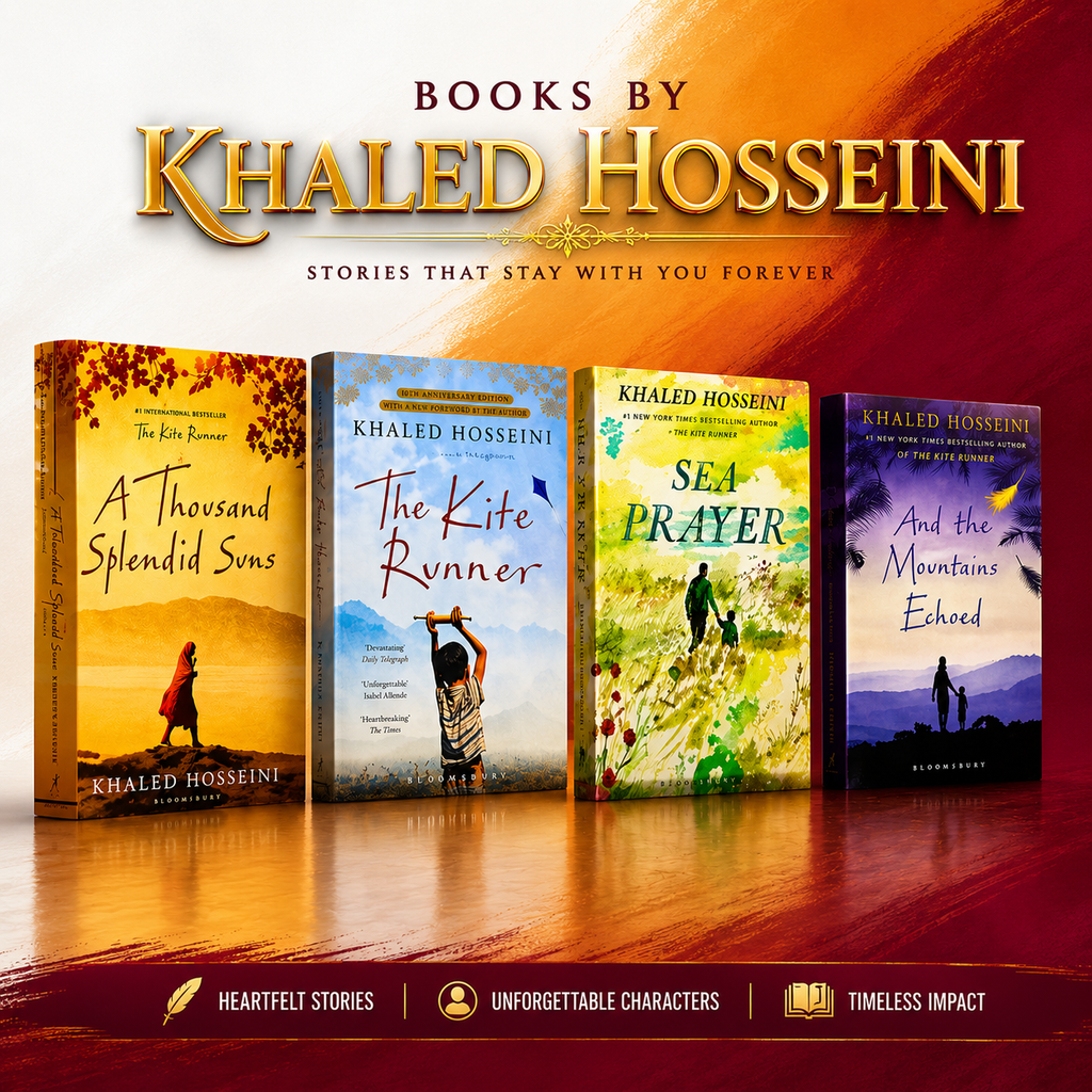Books by Khaled Hosseini – 4 premium books!
