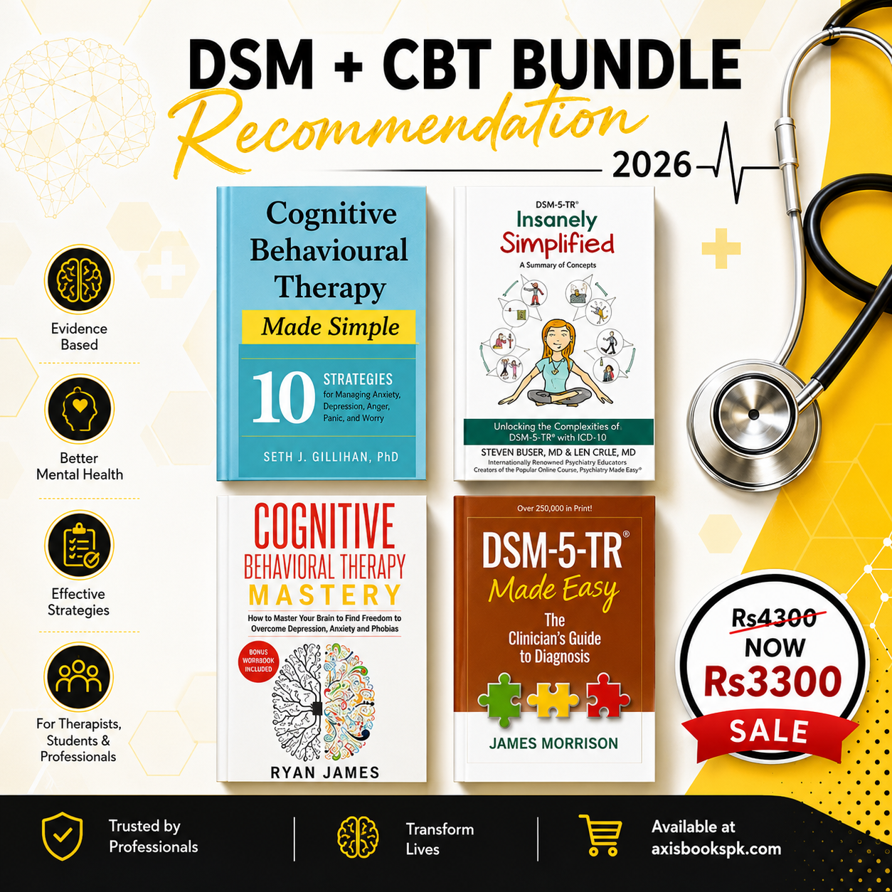 DSM + CBT Recommendation Bundle [4 BOOKS]