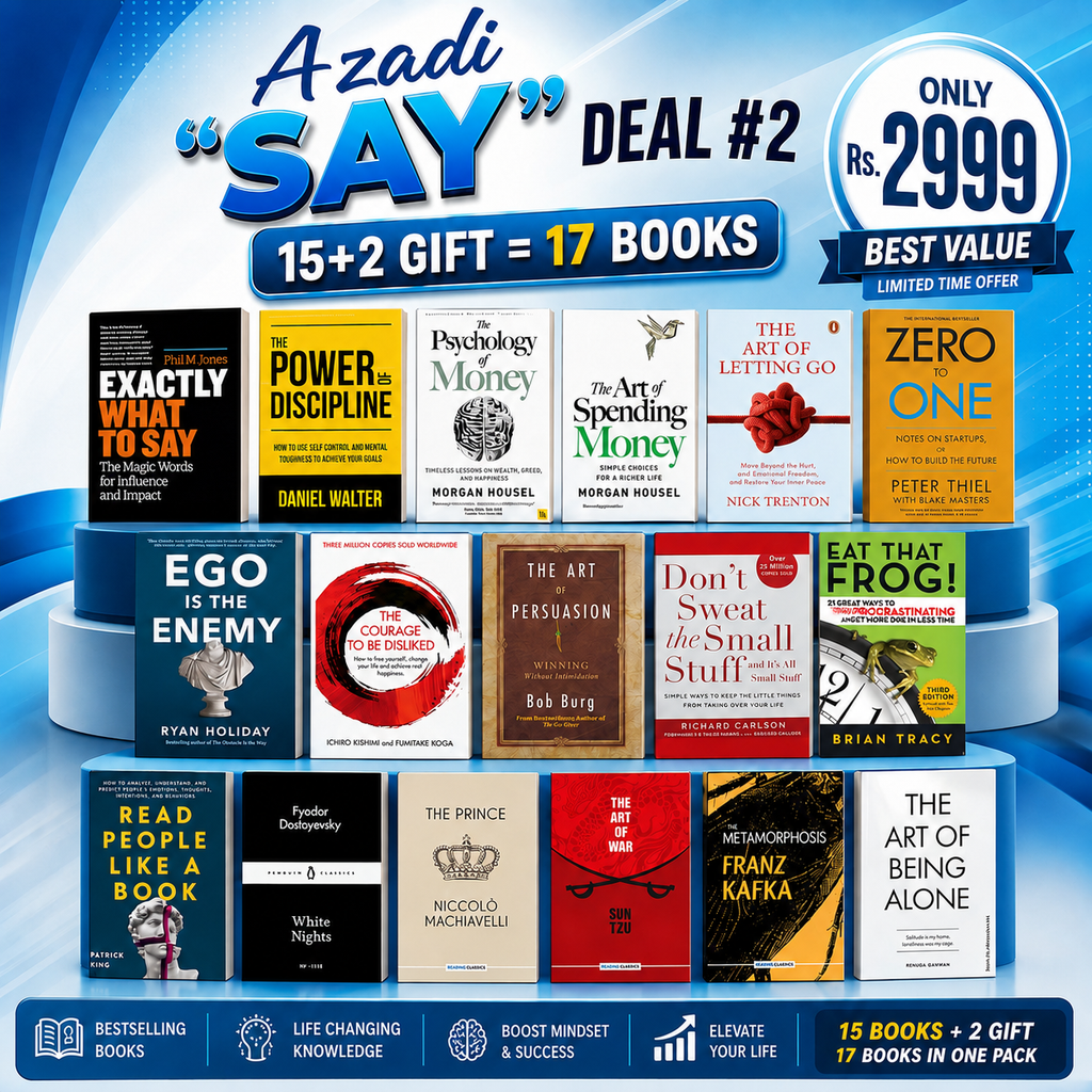 Azadi "SAY" Deal #2: 17 books Rs.2,999+300 DELIVERY