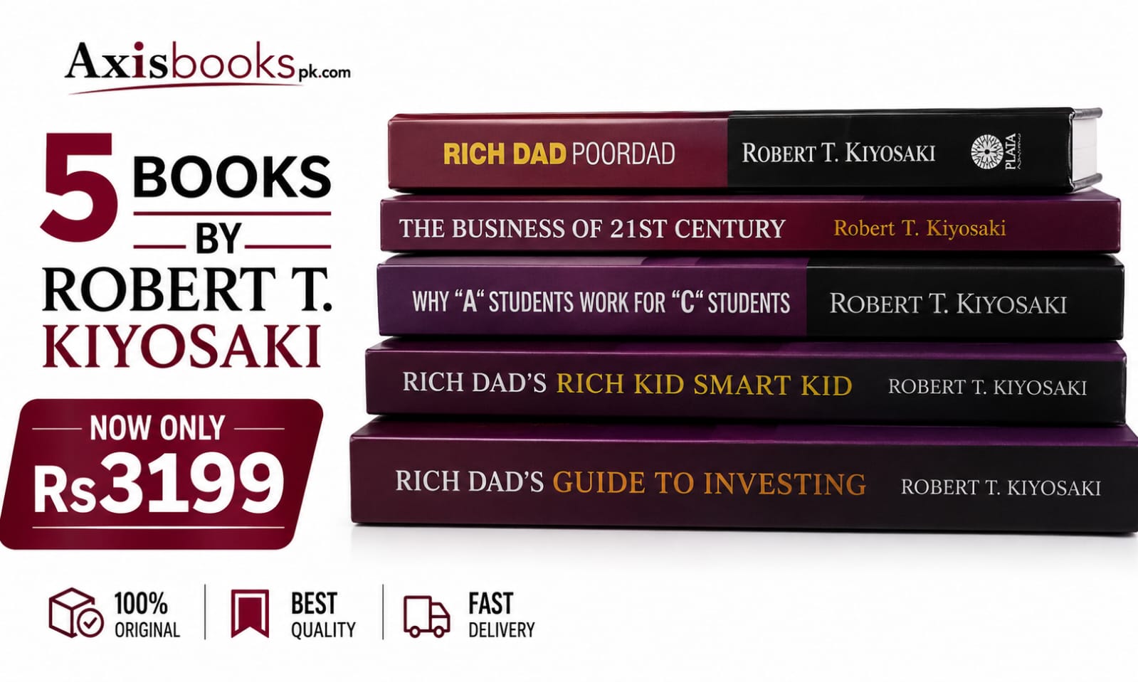 Top 5 Books by Robert Kiyosaki
