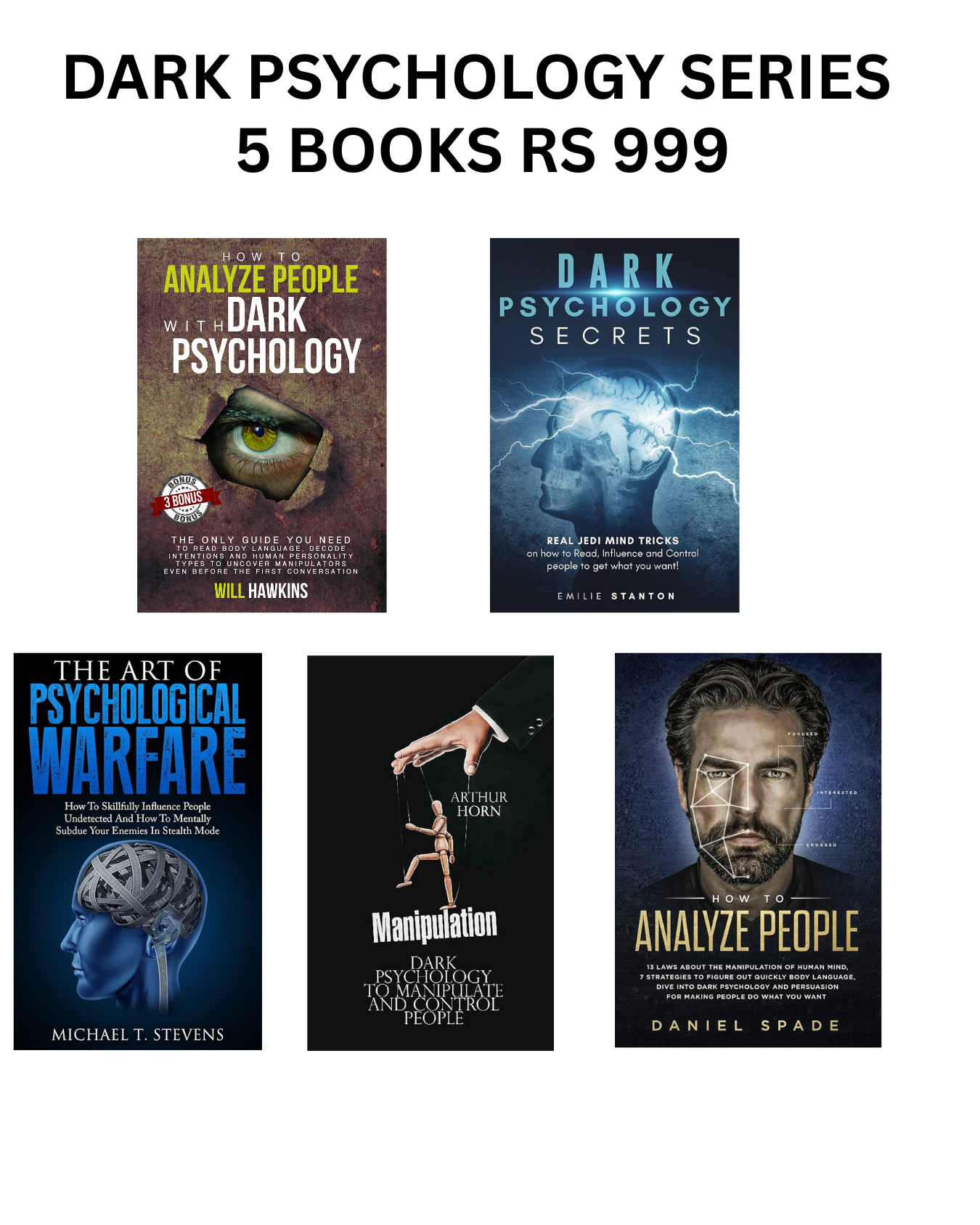 Psychology Series 5  Books Bundle
