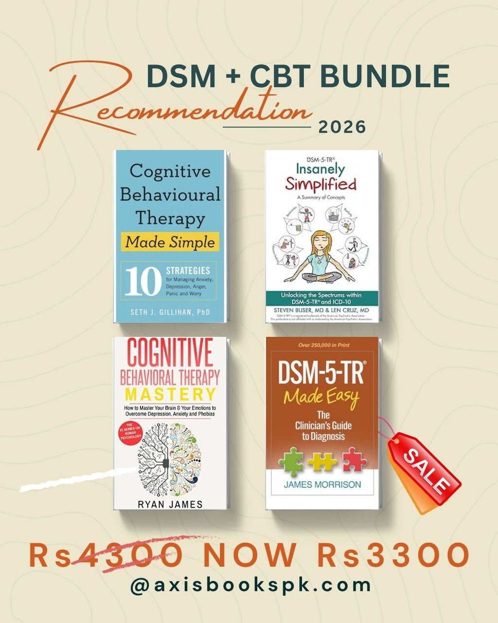 DSM + CBT Recommendation Bundle [4 BOOKS]