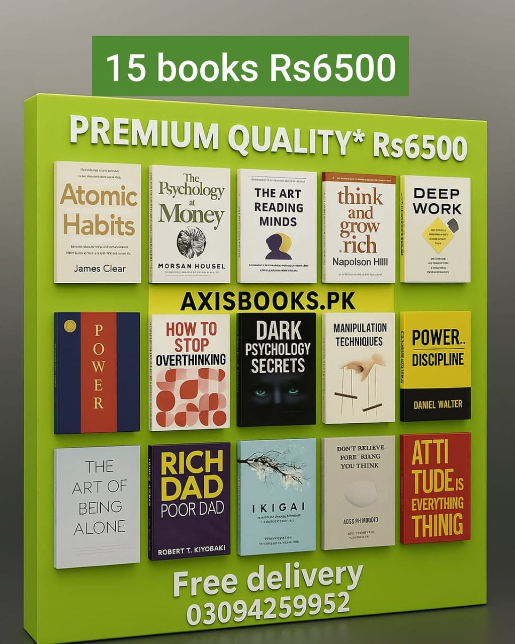 Premium quality,15 books set Rs.6500