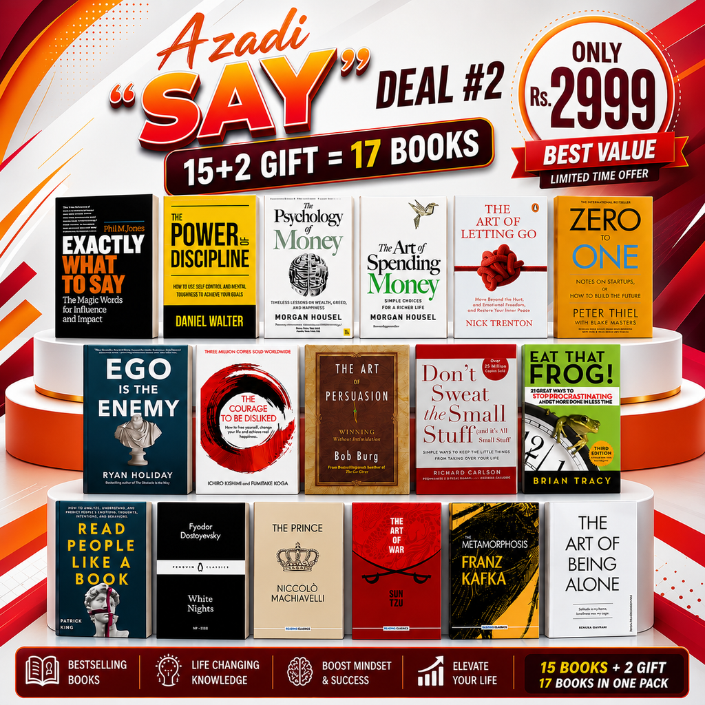Azadi "SAY" Deal #2: 17 books Rs.2,999+300 DELIVERY