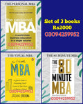 MBA SUPER SET OF 3 BOOKS