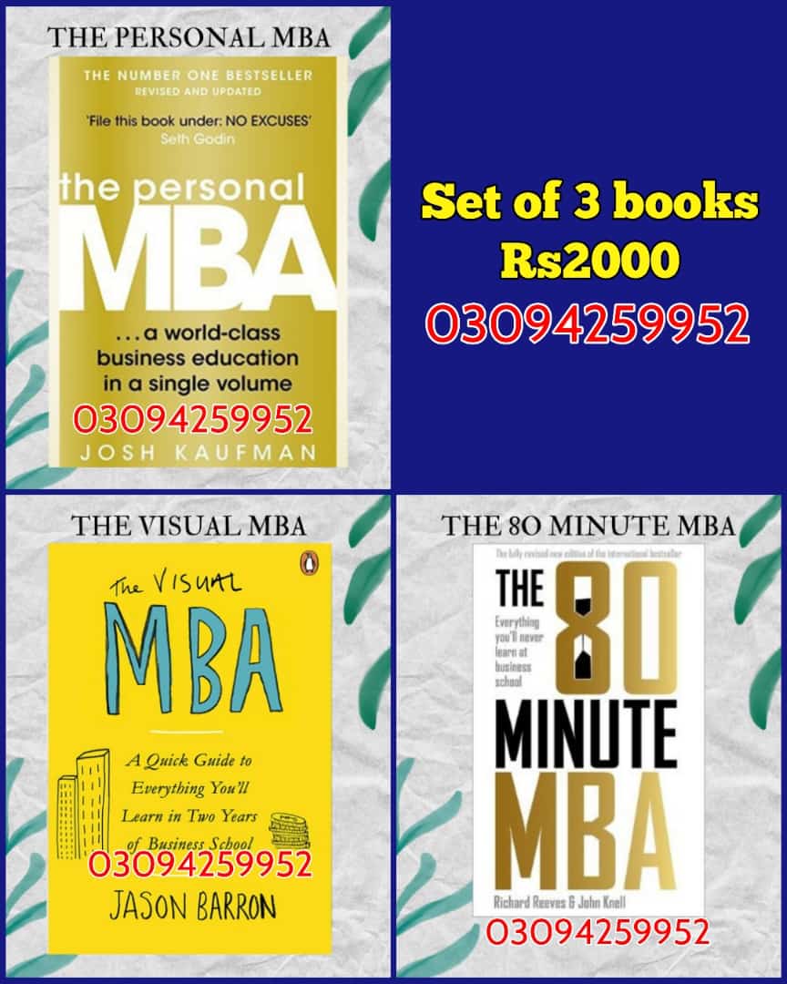 MBA SUPER SET OF 3 BOOKS